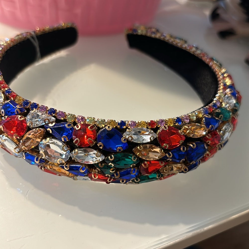 Multicolor Embellished Headband